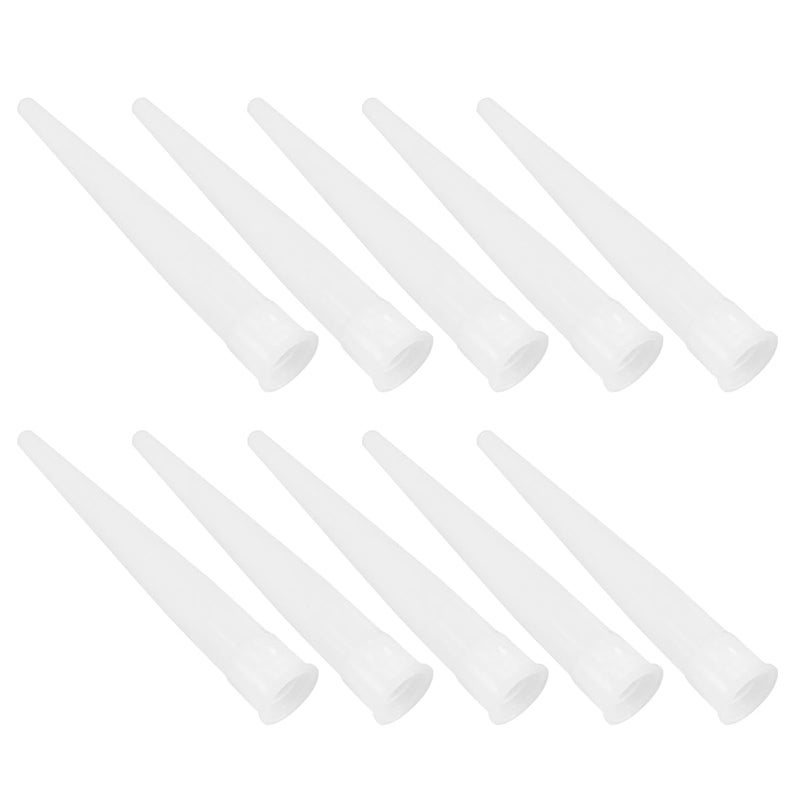 Yardwe Plastic Caulking Nozzle Tips 30 Pcs 4.13 X 0.66 Inch Tube Replacement Nozzles for Precise Adhesive Application Ideal for Home Maintenance and Installation - Image 1